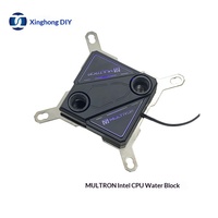 Module de dissipation thermique à eau pour processeur Intel MULTRON, modèle 001, 12V, sans ventilateur, fabriqué en Chine
