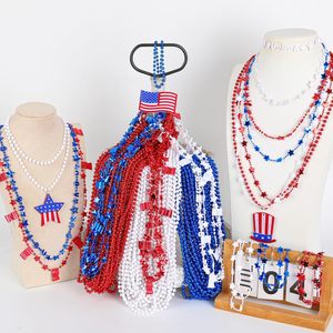 Collar <span class=keywords><strong>de</strong></span> Plástico con Cuentas <span class=keywords><strong>de</strong></span> Casa <span class=keywords><strong>de</strong></span> Jengibre para el <span class=keywords><strong>Carnaval</strong></span> del 4 <span class=keywords><strong>de</strong></span> Julio, Día <span class=keywords><strong>de</strong></span> la Independencia <span class=keywords><strong>de</strong></span> los Estados Unidos, Mardi Gras - Product Image 2