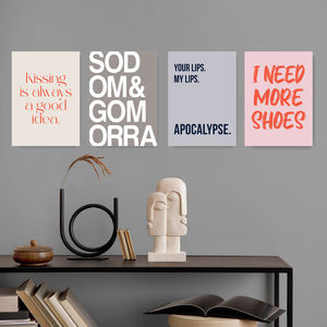 Poster in metallo con alfabeto personalizzato a basso prezzo da parete per ufficio divertente arte decorazione <span class=keywords><strong>tipografia</strong></span> con stampa in latta magnetica montata in metallo retrò - Product Image 6