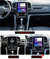 MEKEDE voiture-play Android auto GPS navigation voiture 9.7 pouces écran de lecteur d'autoradio pour Renault KOLEOS 2017-2019