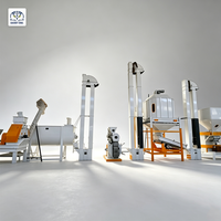 Ligne de production d'aliments concentrés pour porcs et poulets de 8 à 10 tonnes, ligne de production d'aliments personnalisée, équipement complet pour la production d'aliments
