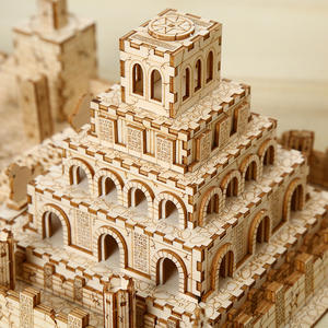 Puzzles 3D haut de gamme faits à la main, ruines et reliques en bois, modèle à assembler, nouvelle collection de cadeaux pour enfants - Product Image 1