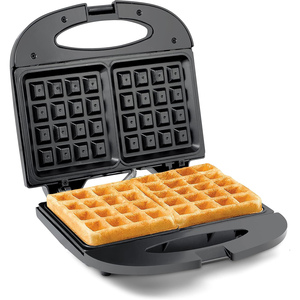 Automatic Detachable Non-stick Coating Mini Waffle Maker 750W 6-in-1 <b>Toaster</b> Sandwich Maker Grill with Waffle Plates - Product Image 1