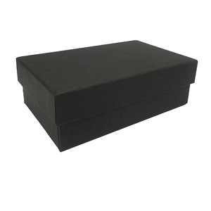 Boîtes cadeaux noires Zhongdaxin sur mesure avec couvercles supérieur et inférieur pour l'emballage de vêtements - Product Image 1