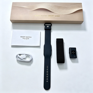 Bracelet intelligent sans écran HT51, ultra-fin, suivi de la santé, fréquence cardiaque, SpO2, HRV, surveillance du sommeil, étanche 3ATM, bracelet de fitness pour homme - Product Image 3