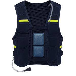 Thoáng khí Nylon sang trọng làm mát Hydration vest với túi nước đá và ống trong suốt xách tay cho chạy đi bộ đường dài đi xe đạp - Product Image 1