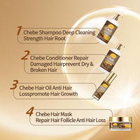 Ensemble shampoing et après-shampoing personnalisés pour la croissance des cheveux, réparation des cheveux abîmés sans pellicules