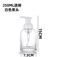 Offre Spéciale bouteille de mousse de mousse de verre de 250ml bouteille de mousse de désinfectant pour les mains givrée de 375ml bouteille à bulles nettoyante