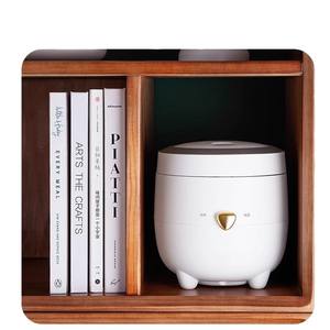 Mini Arrocera Midea de 1L, Eléctrica Inteligente para 1-2 Personas, Uso Doméstico y en Dormitorios, Carcasa de Plástico, Revestimiento de Cristal Negro - Product Image 1