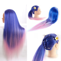 Poupée factice tête de Mannequin d'entraînement de cheveux humains tête de Mannequin d'entraînement de cheveux humains vente en gros