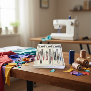 ชุดอุปกรณ์เย็บผ้า 12 ชิ้น พร้อมเข็มและด้ายเย็บผ้า - Product Image 2