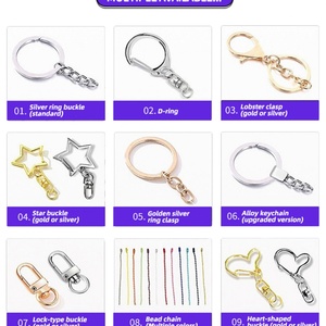 Custom Printed Acrylic Key Chain Charms Cartoon Acrylic Keyring Transparent Clear Acrylic Keychain Wholesale - Product Image 6