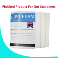 Coussinets de récupération de liposuccion en mousse Lipo Extra épaisse, feuilles de Compression en mousse Lipo de qualité médicale, Post-chirurgie, 3 paquets