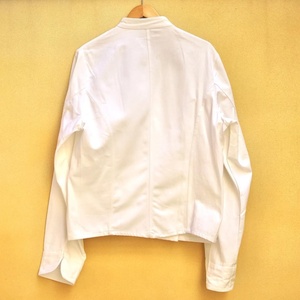 Vêtements de chef personnalisés en jean blanc à manches longues avec veste de chef à double boutonnage, tenue de restaurant, uniforme de chef exécutif - Product Image 2