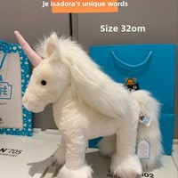 Nouvelle conception, adorable jouet en peluche en forme de cheval, tendance, anti-stress, confortable, 31cm-50cm, pour les jeunes