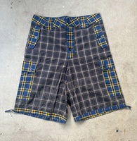 Pantalons de travail pour homme, coton design, Bermuda baggy d'été, jorts à carreaux, imprimé personnalisé, shorts cargo pour homme, pantalon court De Hombre