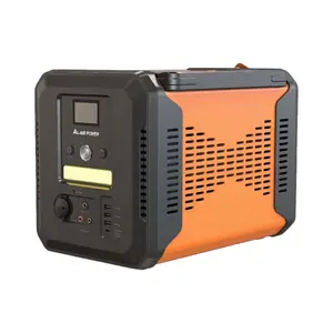 200W Multi-Function Air Aluminum Water Free Charging Battery Power Station Ac Dc Portable Generator For Camping