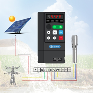 Biến tần bơm năng lượng mặt trời MPPT một pha 0.75kw 1.5kw 2.2kw 3hp điều khiển tần số - Product Image 1