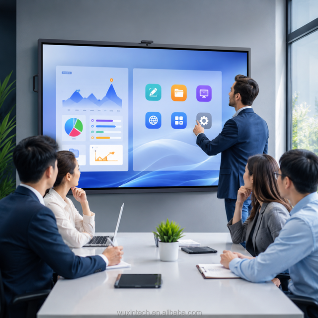65 75 85 100 Inch 4K Touch Screen Interactive Classroom Smartboards Digital Boards Smart Interactive Display for School