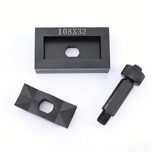 ชุดแม่พิมพ์เจาะรูไฮดรอลิกแบบกำหนดเอง SYK-8/SYK-15 ขนาด 108x32 มม. สำหรับแผ่นสแตนเลสทรงสี่เหลี่ยม - Product Image 2