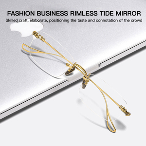 Lunettes anti-lumière bleue en gros, monture en titane pour hommes, lunettes bloquant la lumière bleue, monture de lunettes de myopie rétro plate en gros - Product Image 3