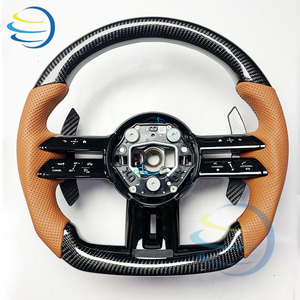 W460คาร์บอนไฟเบอร์ Mercedes Benz <span class=keywords><strong>AMG</strong></span> คลาสกำหนดเอง W463 W465 S คลาส W221 W116 W126 W140 W220 W221 W222พวงมาลัย W223 - Product Image 3