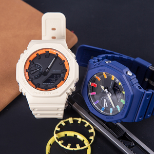 Nuovo quadrante fai da te blu chiaro per la modifica del quadrante per orologio da 2110 da GA accessori per ghiera dell'orologio GA2100 - Product Image 2