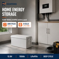 Baterai RANFENG LiFePO4 untuk Sistem Penyimpanan Energi Surya 12.8V 150Ah 6000 Siklus Deep Cycle -20~60 Suhu Operasi
