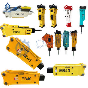 SB10 Top Disjuntor Hidráulico PC20 <span class=keywords><strong>PC30</strong></span> PC35 PC405 PC406 PC407 Rock Jack <span class=keywords><strong>Hammer</strong></span> para 0,8-1,2 Toneladas Peças de Acessório Escavadeira - Product Image 2