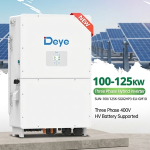 Nuevo Modelo de Inversor Híbrido de Alto Voltaje Trifásico Deye de 80 Kw, <span class=keywords><strong>100</strong></span> Kw, 125 Kw, Inversor Solar Comercial Deye Sun-100K-Sg02Hp3-Eu-Gm10 - Product Image 1