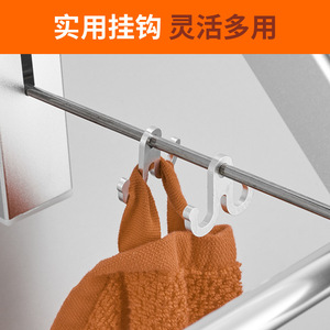 Foldable Wall Mounted Aluminum <b>Clothes</b> Drying <b>Rack</b> Single Tier For Bathroom Balcony - Product Image 4