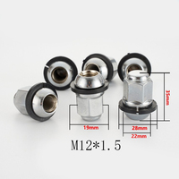 90304-SA0-981 Nouveau pour 1998-2024 Honda Accord CR-V Odyssey Pilot Boulon de roue avant Moyeu 90304-SA0-981 Écrous de roue et accessoires