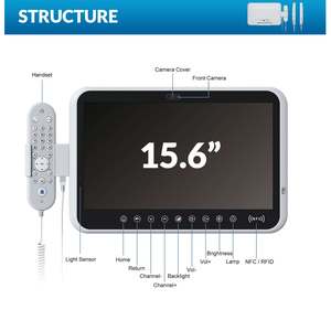 เครื่องคอมพิวเตอร์แบบแผงควบคุมสำหรับข้างเตียงผู้<span class=keywords><strong>ป</strong></span>่วย ขนาด 15.6 และ 21.5 นิ้ว ระบบ Android 13 พร้อม WiFi และ Bluetooth สำหรับโรงพยาบาล รองรับการดูหนัง เล่นเกม และสตรีมมิ่ง - Product Image 3
