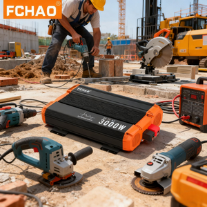 <span class=keywords><strong>Fchao</strong></span> อินเวอร์เตอร์แบบกริดเดียว3000W-12V, อินเวอร์เตอร์ DC/AC 12V ถึง220V/110V 50/60HZ จอแสดงผล LCD สำหรับระบบพลังงานแสงอาทิตย์ในบ้านยานยนต์ - Product Image 2