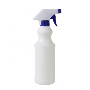 Pulverizador de niebla ajustable, botella de spray para limpieza del hogar, botella de agua vacía de 32 oz, cilindro con tapa roja y azul - Product Image 4