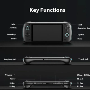 Consola de Juegos Portátil Odin 2 de 64 Bits, 8GEN2, Pantalla IPS Full HD de 6 Pulgadas, Android 13, Batería de 8000 mAh, WiFi, Compatible con Pantalla Táctil - Product Image 2