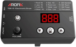 Kit di Batteria Elettronica Aromatica di Alta Qualità, Strumenti Musicali a Percussione con <span class=keywords><strong>Metronomo</strong></span> Integrato, 12 Suoni di Batteria, Facile Montaggio, in Vendita - Product Image 3