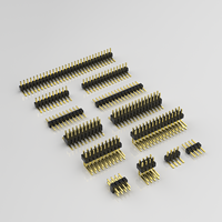 Conector macho de latón con carcasa de nailon para PCB, paso de 1.0, 1x16 pines, 2 pines, clasificación IP67, 25A 230V