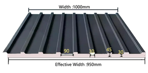 Nhôm Patio cách nhiệt mái Bảng điều khiển Nhôm Cách Nhiệt mái nhà đúc sẵn nhôm mái Giàn - Product Image 5