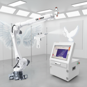 Robot de peinture automatique à 6 axes, robot de revêtement industriel sans programmation pour grandes pièces, personnalisable, 6 axes offrant une précision - Product Image 4