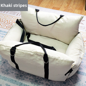 Eco-Friendly Cotton Pet Car Kennel Comfortable Warm Car Seat <b>Nest</b> for Travel Cross-Border with Animal Pattern for Cat Dog <b>Bed</b> - Product Image 2