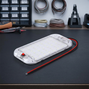 ไฟ LED 48ดวงแบบสี่เหลี่ยมผืนผ้า DC 12-24V ไฟภายในรถใช้ได้กับรถบรรทุกคาราวานรถบ้านอเนกประสงค์ - Product Image 3