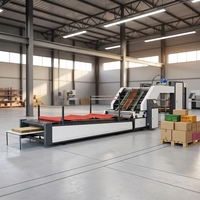 Machine de laminage automatique à grande vitesse pour carton ondulé, équipement d'emballage pour boîtes en carton