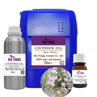 Minyak Lavender Cair Alami 100% Murni - Ekstrak Tanaman Bunga Biru untuk Produk Beraroma & Formula Perawatan Pribadi (Grosir dalam Kg)