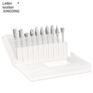 Fresa Rotativa Eléctrica de Metal Xingong de Grado Industrial, Acero de Tungsteno, Vástago de 3mm, Cabezal de Pulido Simple/Doble, 3*6, 3 Años de Garantía - Product Image 3