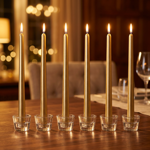 Candelabro de Aluminio Hecho a Mano, Ligero y Resistente al Calor, Elegante Soporte Decorativo para Velas, para Decoración del Hogar y Comedor - Product Image 3