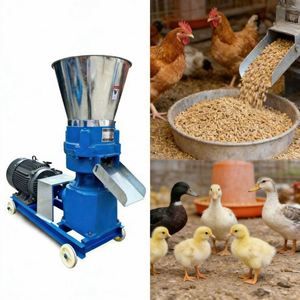 Animal Feed Pellet Mill, <b>Small</b> Feed Mill, Electric Flat Die Poultry Feed Mill - Product Image 1
