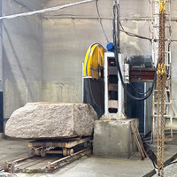 Máquina de Corte Automática de Columna Única, Cortadora de Bloques Pequeños QZQ-1600/1800 para Bloques de Mármol, Granito y Cuarzo