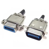 Conector Centronics Serie 57 Macho Hembra CN14/24/36/50P, Adaptadores de Cable para Impresora y Computadora con Cubierta Metálica