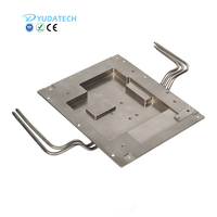 Conception personnalisée grande plaque en aluminium tuyau en cuivre soudure liquide plaque froide plaques de refroidissement par eau